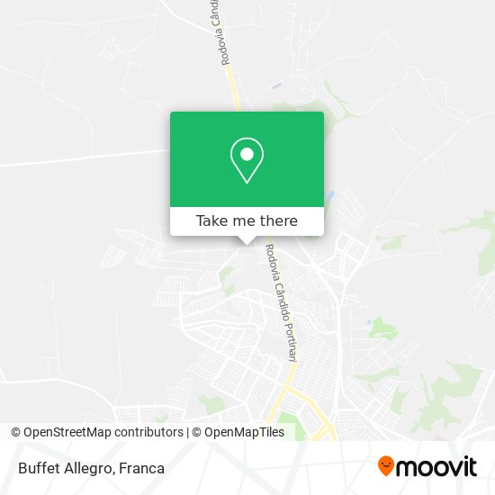 Buffet Allegro map