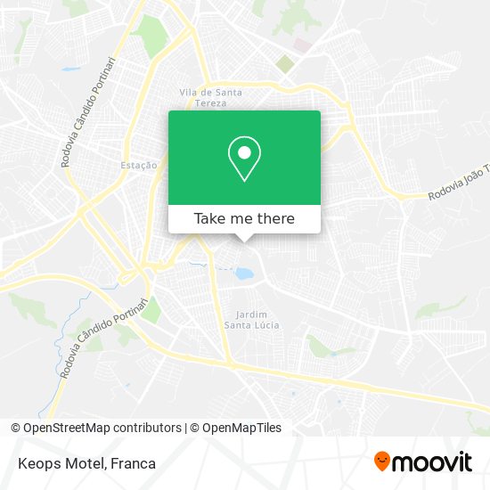 Keops Motel map