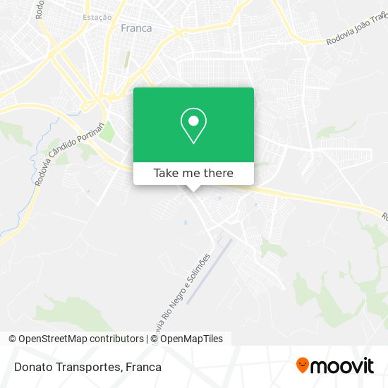 Donato Transportes map