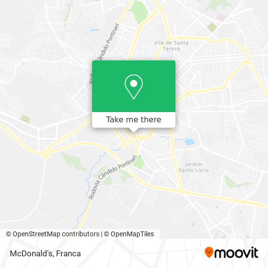 McDonald's map