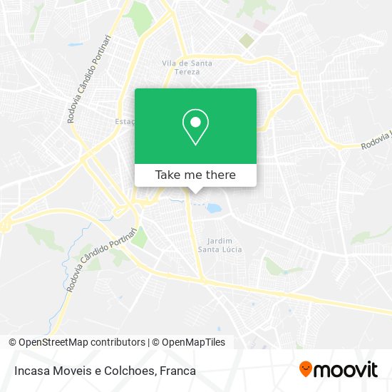 Incasa Moveis e Colchoes map