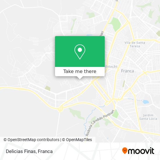 Delicias Finas map