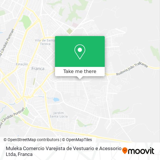 Muleka Comercio Varejista de Vestuario e Acessorio Ltda map