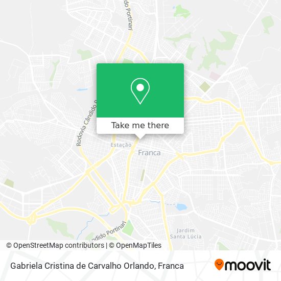 Gabriela Cristina de Carvalho Orlando map