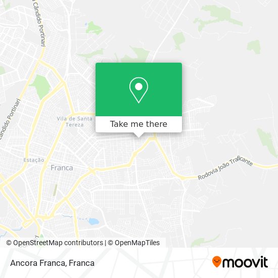 Ancora Franca map