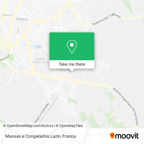 Massas e Congelados Lazin map
