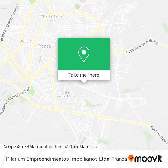 Mapa Pilarium Empreendimentos Imobiliarios Ltda