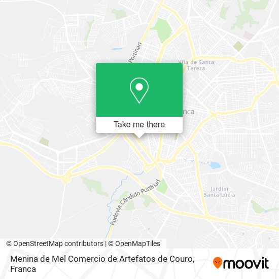 Menina de Mel Comercio de Artefatos de Couro map