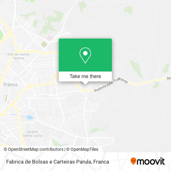 Fabrica de Bolsas e Carteiras Parula map