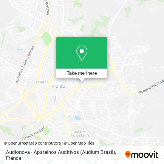 Mapa Audionova - Aparelhos Auditivos (Audium Brasil)