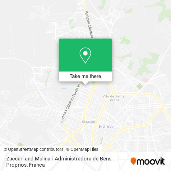 Zaccari and Mulinari Administradora de Bens Proprios map