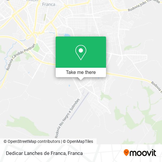 Dedicar Lanches de Franca map