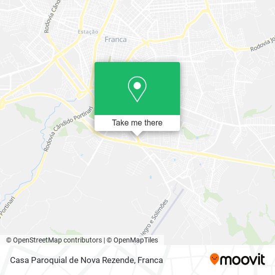 Casa Paroquial de Nova Rezende map