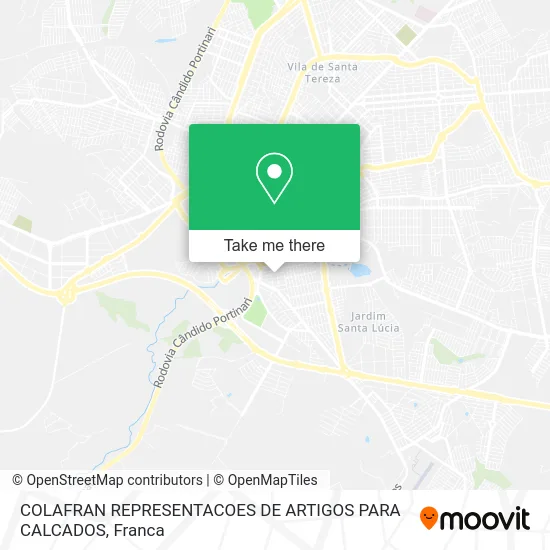 COLAFRAN REPRESENTACOES DE ARTIGOS PARA CALCADOS map