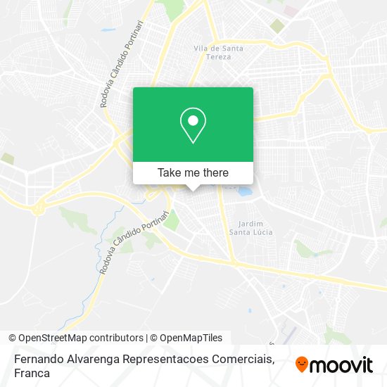 Mapa Fernando Alvarenga Representacoes Comerciais