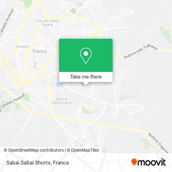 Sabai Sabai Shorts map