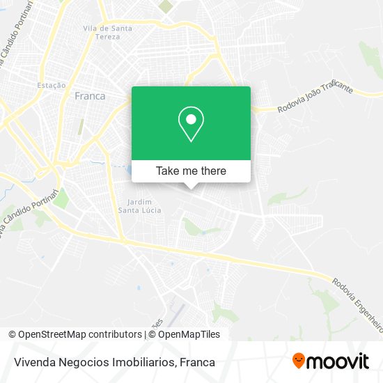 Vivenda Negocios Imobiliarios map