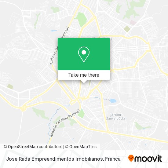 Mapa Jose Rada Empreendimentos Imobiliarios