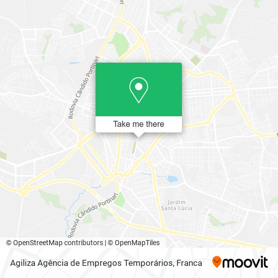 Agiliza Agência de Empregos Temporários map