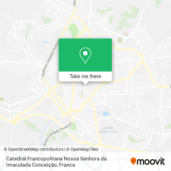 Mapa Catedral Francopolitana Nossa Senhora da Imaculada Conceição