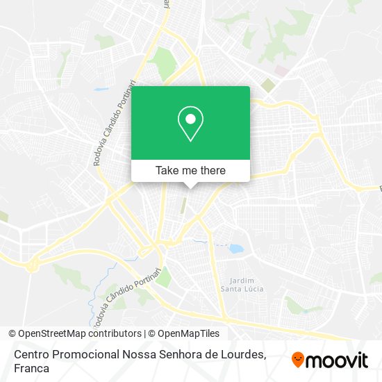 Mapa Centro Promocional Nossa Senhora de Lourdes