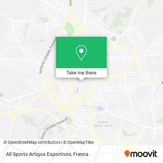 All Sports Artigos Esportivos map