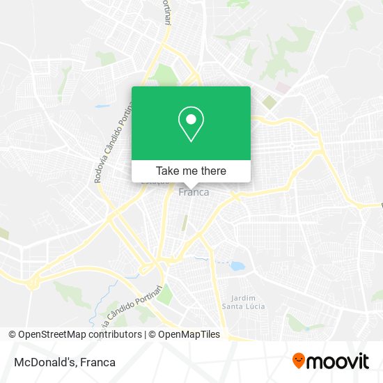 McDonald's map