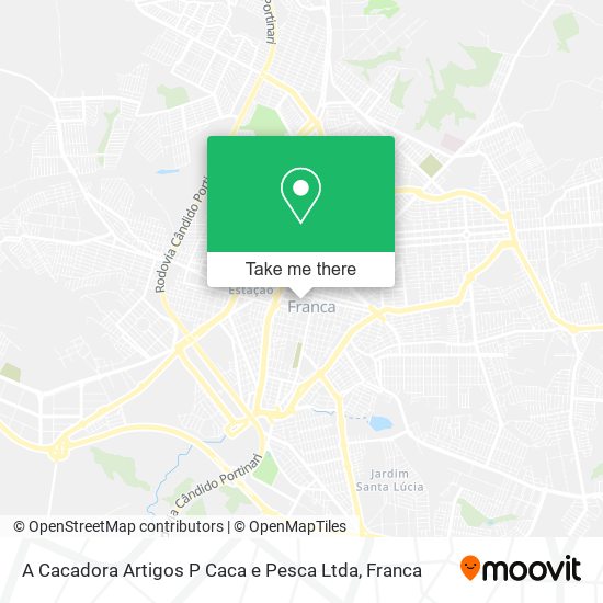 A Cacadora Artigos P Caca e Pesca Ltda map