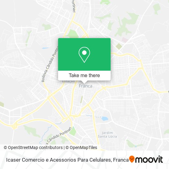 Mapa Icaser Comercio e Acessorios Para Celulares