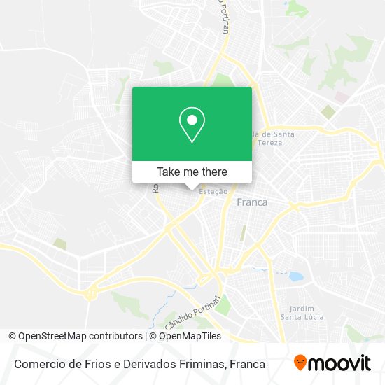 Comercio de Frios e Derivados Friminas map