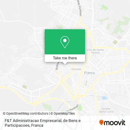 Mapa F&T Administracao Empresarial, de Bens e Participacoes