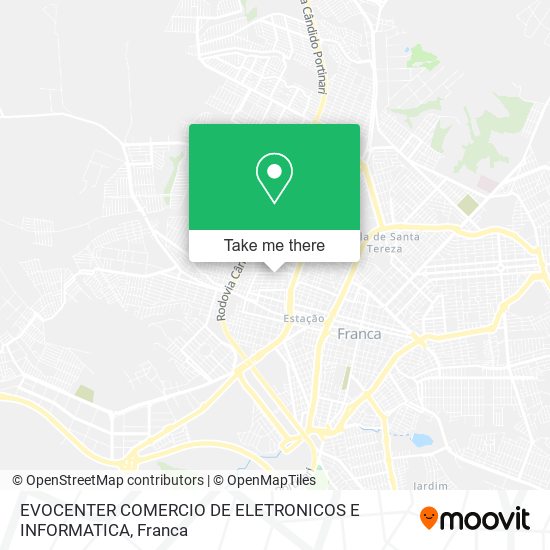 EVOCENTER COMERCIO DE ELETRONICOS E INFORMATICA map