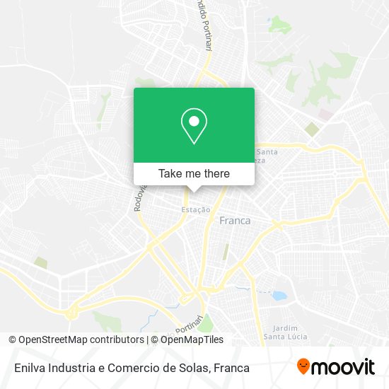 Enilva Industria e Comercio de Solas map