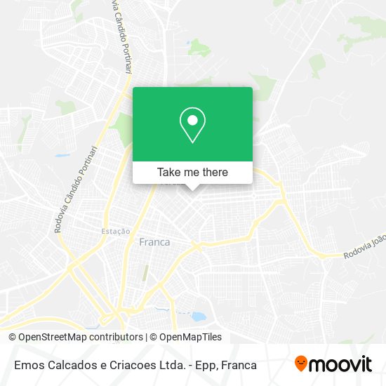 Emos Calcados e Criacoes Ltda. - Epp map