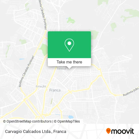 Carvagio Calcados Ltda. map