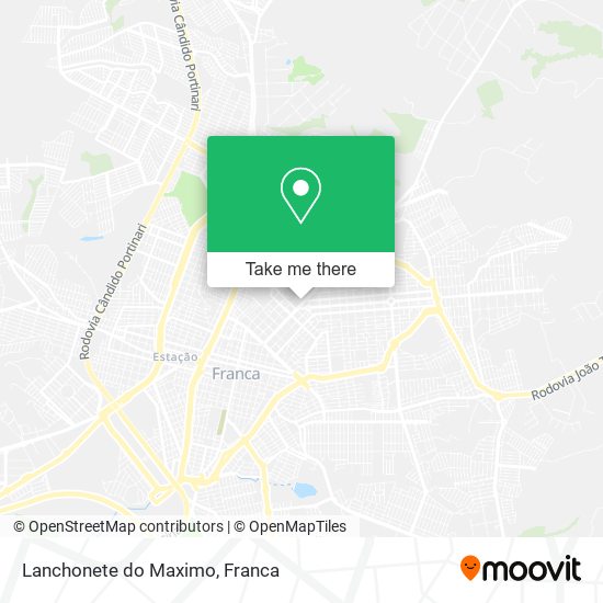 Lanchonete do Maximo map