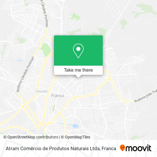 Mapa Atram Comércio de Produtos Naturais Ltda