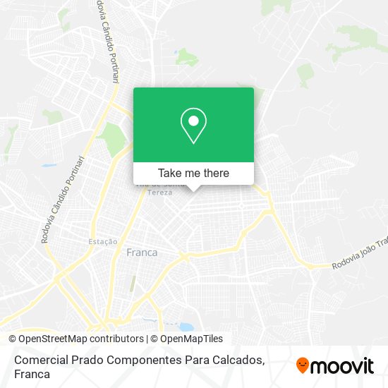 Mapa Comercial Prado Componentes Para Calcados