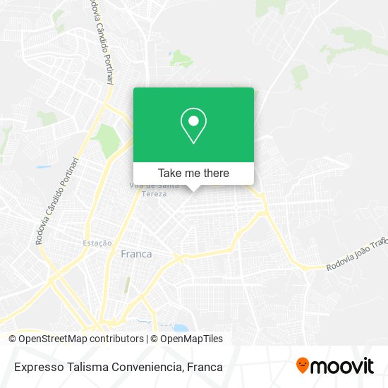 Expresso Talisma Conveniencia map