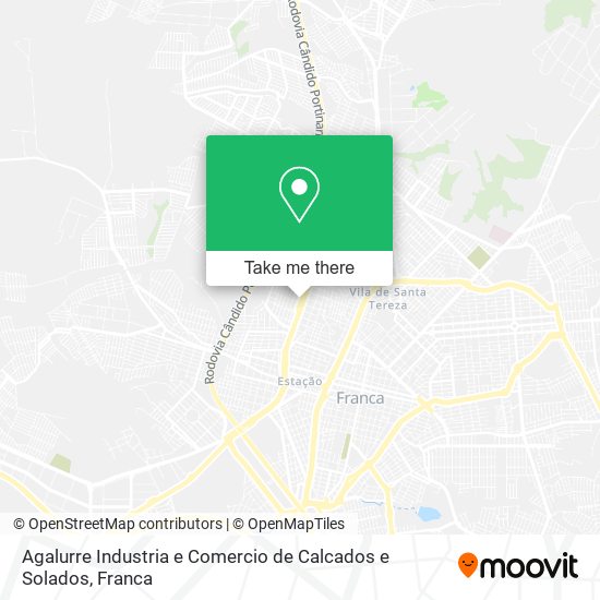 Agalurre Industria e Comercio de Calcados e Solados map