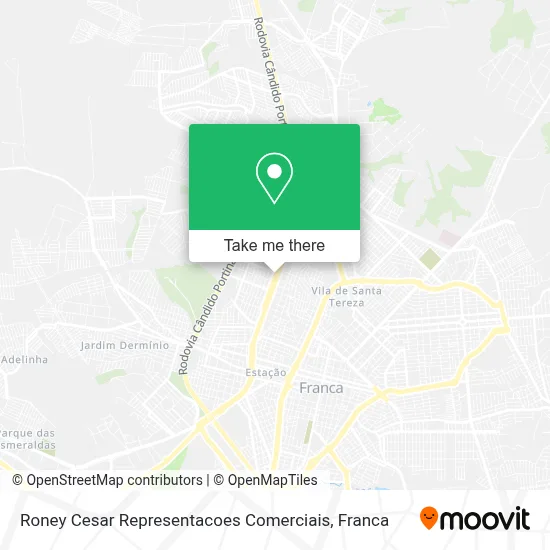 Roney Cesar Representacoes Comerciais map