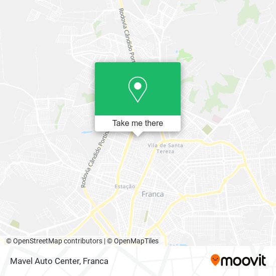 Mapa Mavel Auto Center