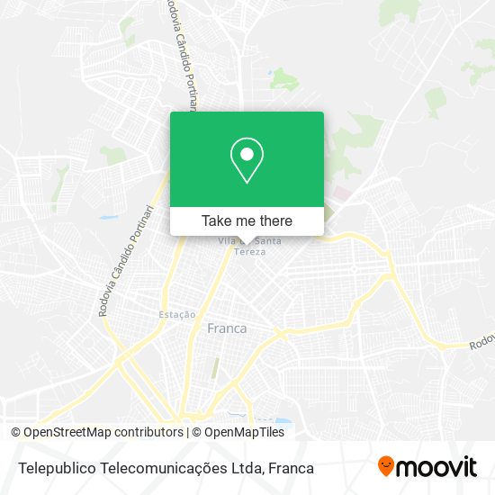 Telepublico Telecomunicações Ltda map