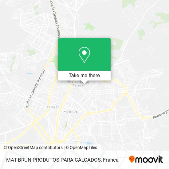 MAT-BRUN PRODUTOS PARA CALCADOS map