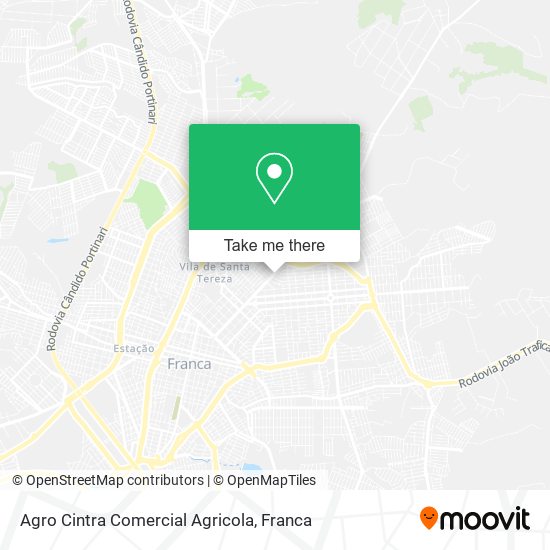Agro Cintra Comercial Agricola map