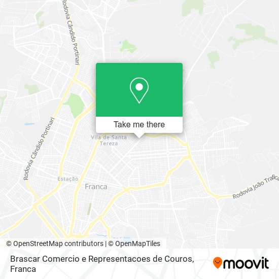 Brascar Comercio e Representacoes de Couros map