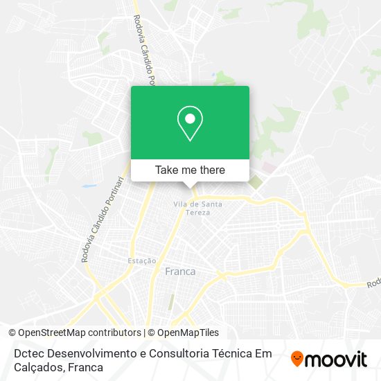 Dctec Desenvolvimento e Consultoria Técnica Em Calçados map