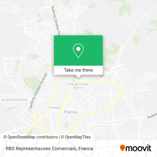 RBS Representacoes Comerciais map