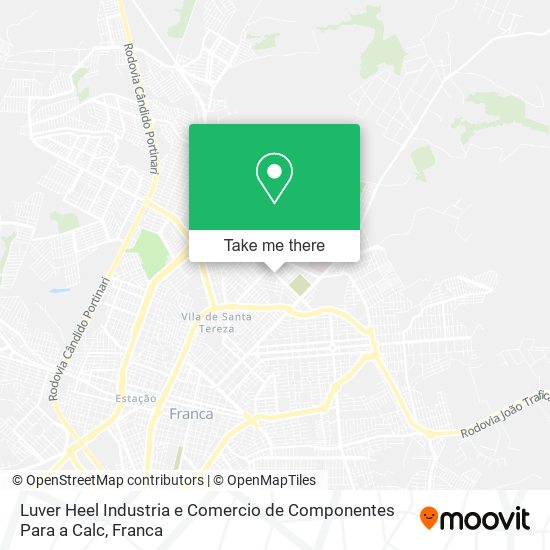 Mapa Luver Heel Industria e Comercio de Componentes Para a Calc