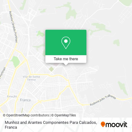 Munhoz and Arantes Componentes Para Calcados map